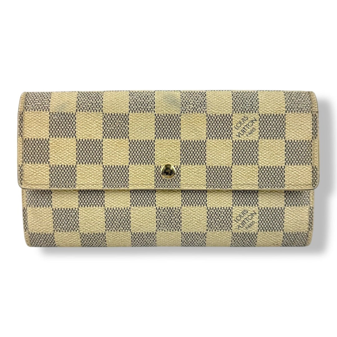 Louis Vuitton Sarah Damier Azur Femme Wallet - Lux Central