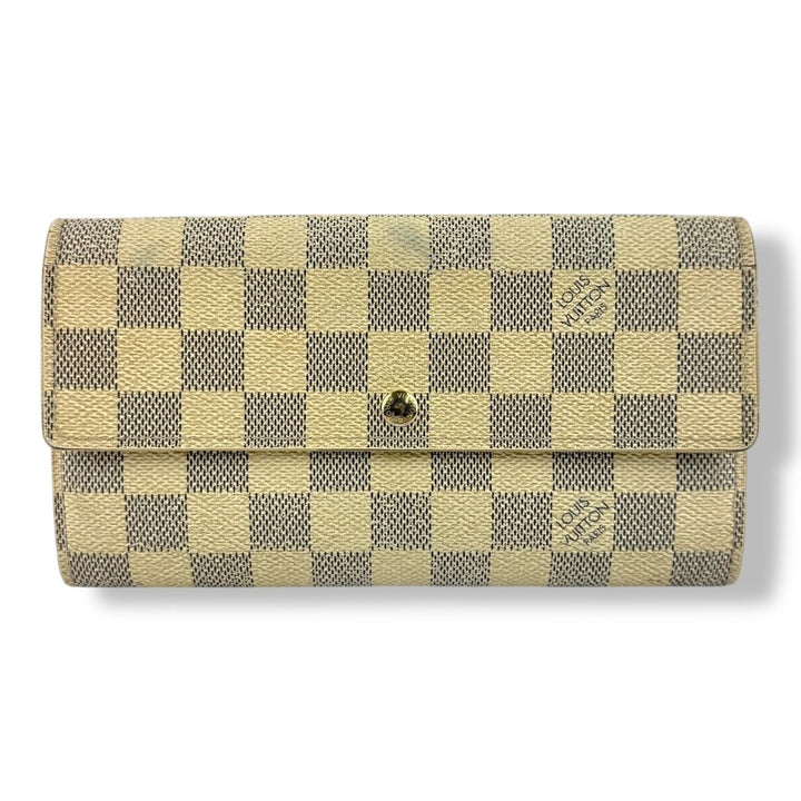 Louis Vuitton Sarah Damier Azur Femme Wallet - Lux Central