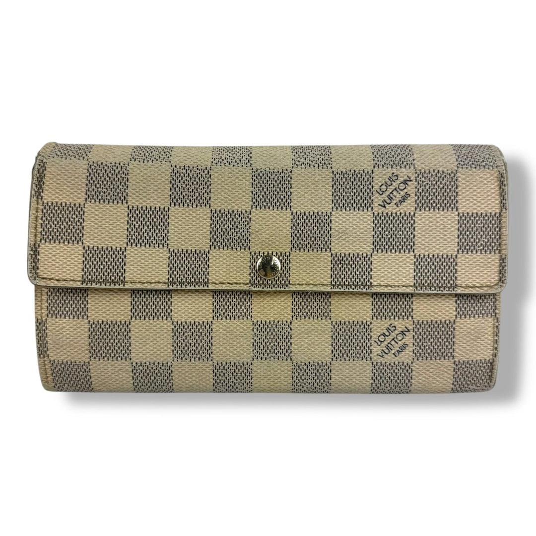 Louis Vuitton Sarah Damier Azur Femme Wallet - Lux Central