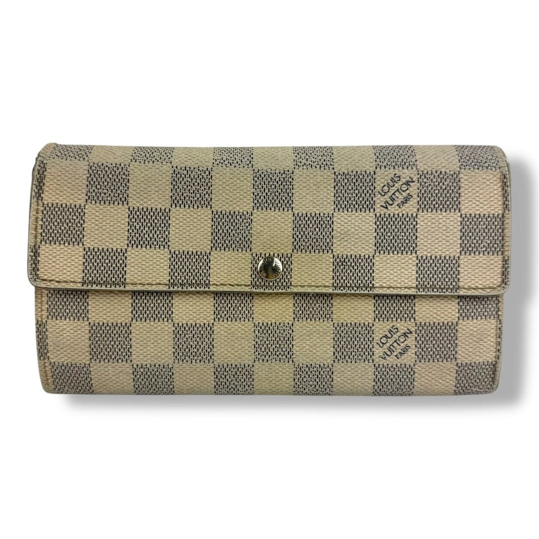 Louis Vuitton Sarah Damier Azur Femme Wallet - Lux Central