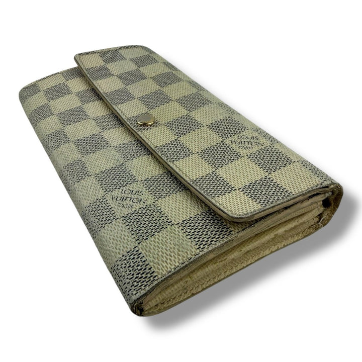 Louis Vuitton Sarah Damier Azur Femme Wallet - Lux Central