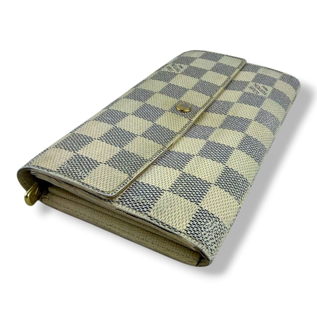 Louis Vuitton Sarah Damier Azur Femme Wallet - Lux Central