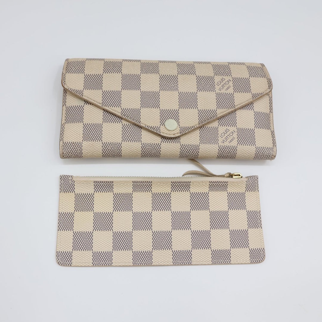 Louis Vuitton Sarah Damier Azur Femme Wallet - Lux Central