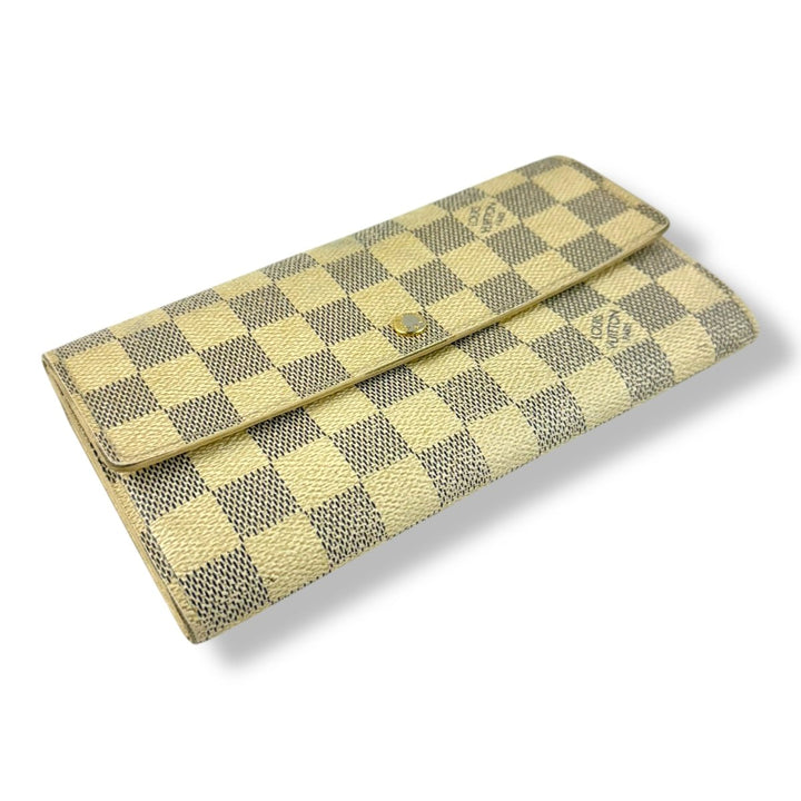 Louis Vuitton Sarah Damier Azur Femme Wallet - Lux Central