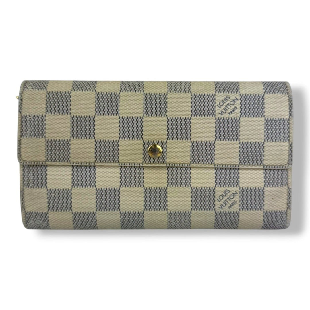 Louis Vuitton Sarah Damier Azur Femme Wallet - Lux Central