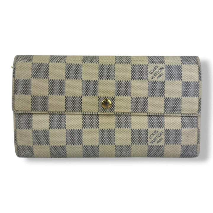 Louis Vuitton Sarah Damier Azur Femme Wallet - Lux Central