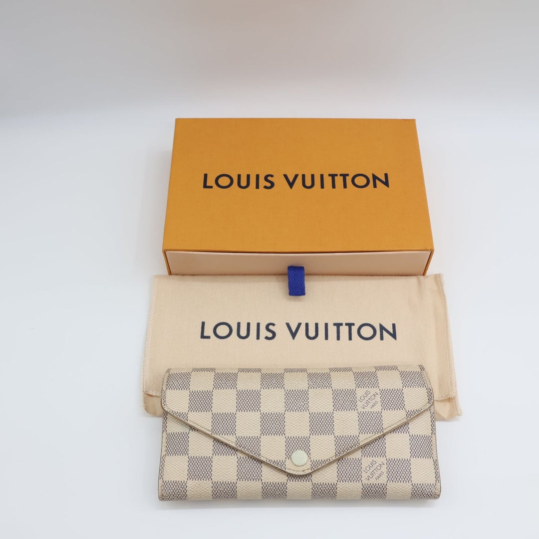 Louis Vuitton Sarah Damier Azur Femme Wallet - Lux Central