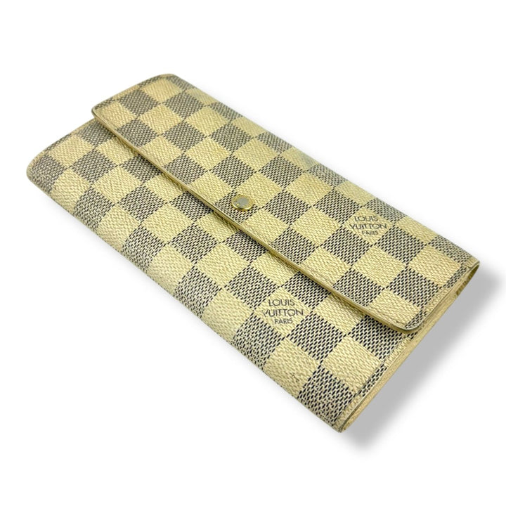 Louis Vuitton Sarah Damier Azur Femme Wallet - Lux Central