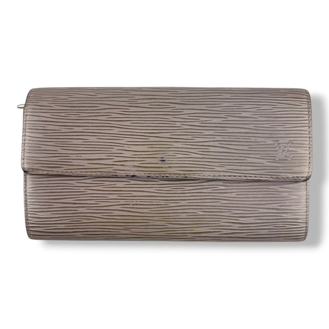 Louis Vuitton Sarah Lilac Epi Leather Femme Wallet - Lux Central