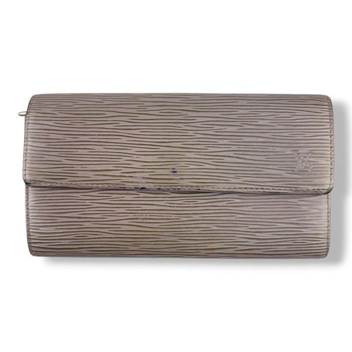 Louis Vuitton Sarah Lilac Epi Leather Femme Wallet - Lux Central