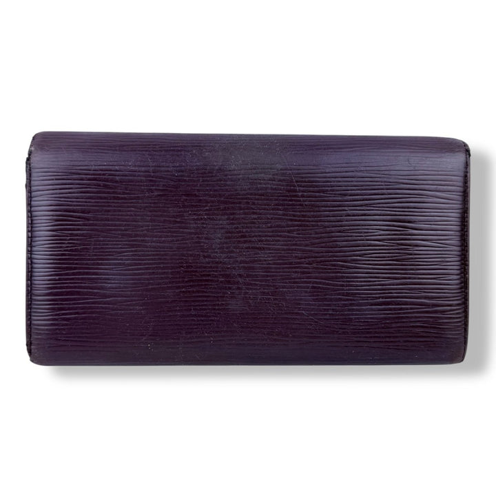 Louis Vuitton Sarah Plum EPI Femme Wallet - Lux Central