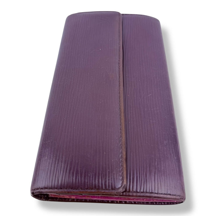 Louis Vuitton Sarah Plum EPI Femme Wallet - Lux Central