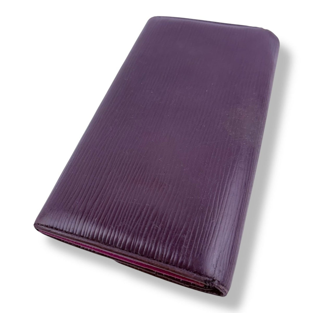 Louis Vuitton Sarah Plum EPI Femme Wallet - Lux Central