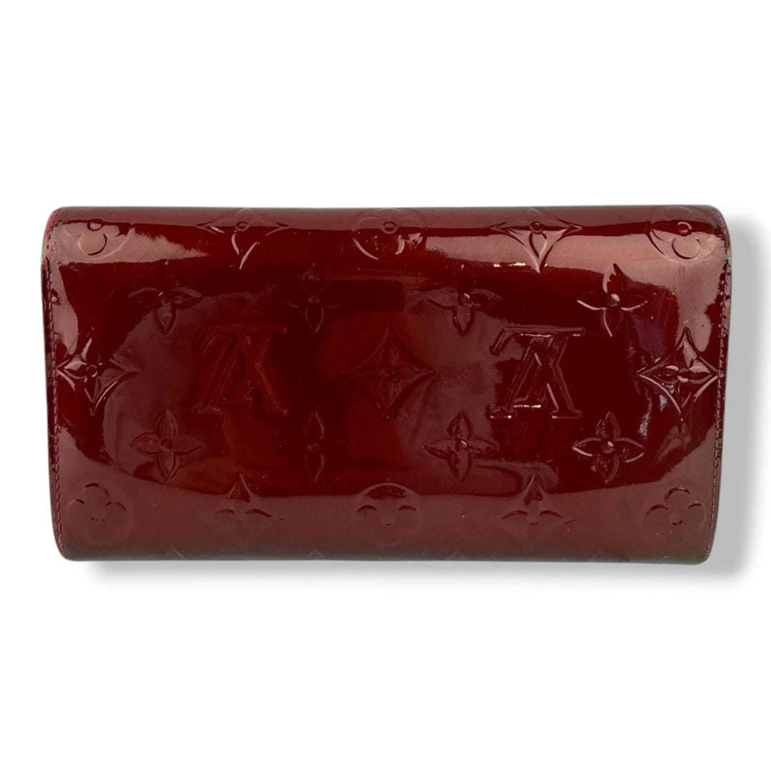 Louis Vuitton Sarah Vernis Patent Leather Femme Wallet - Lux Central