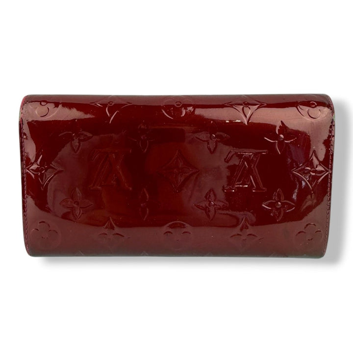 Louis Vuitton Sarah Vernis Patent Leather Femme Wallet - Lux Central