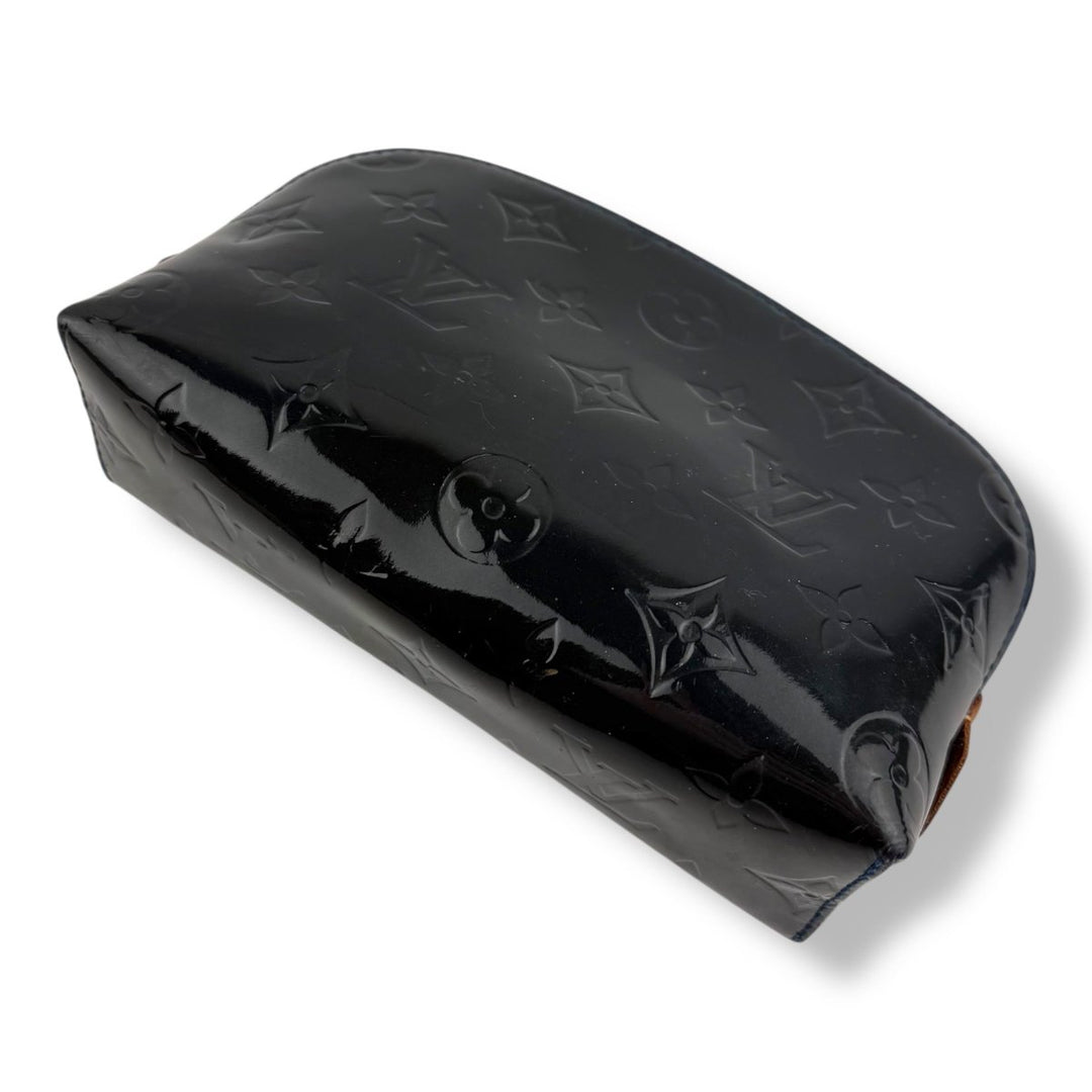 Louis Vuitton Sea Green Vernis Patent Leather Travel Cosmetic PM Pouch - Lux Central