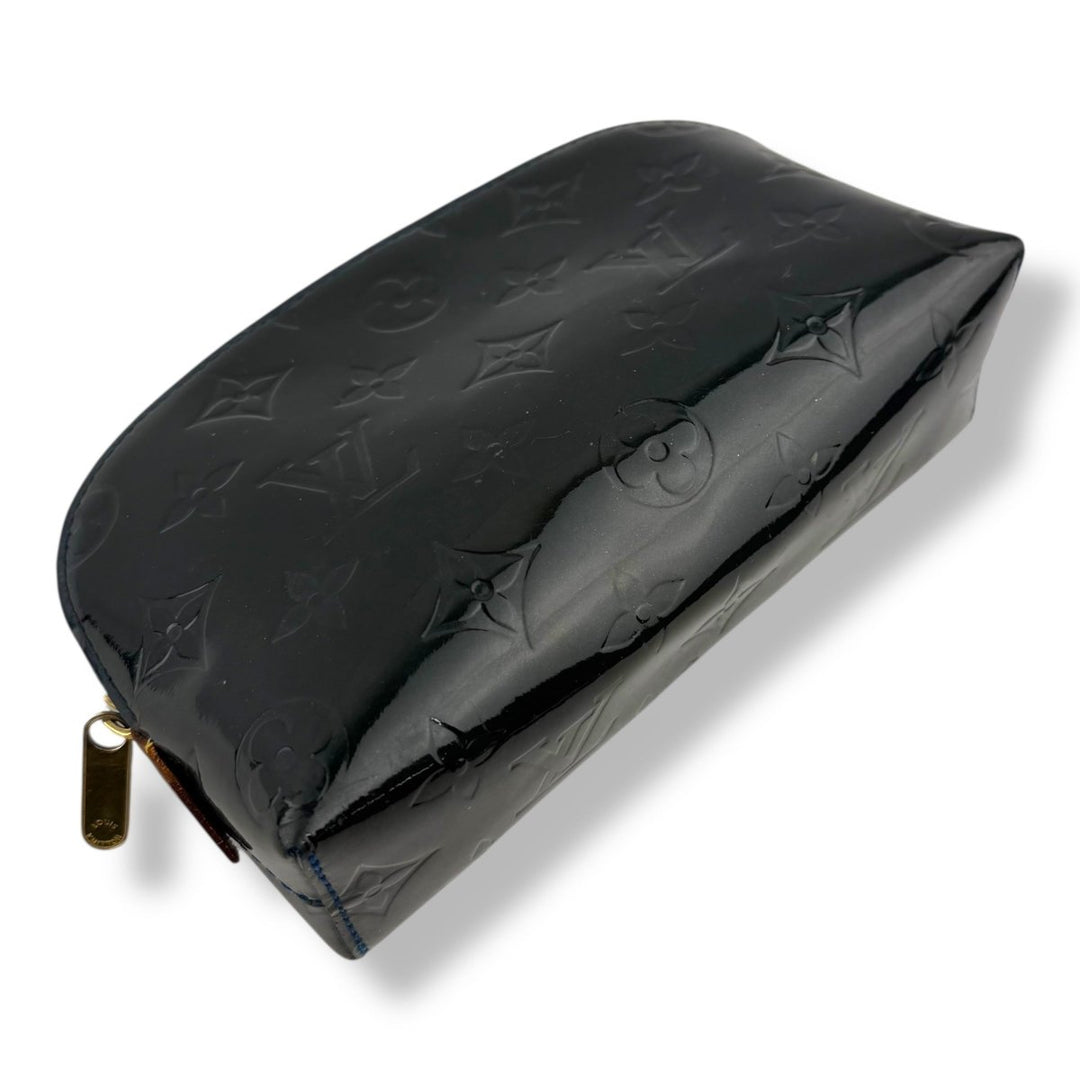 Louis Vuitton Sea Green Vernis Patent Leather Travel Cosmetic PM Pouch - Lux Central