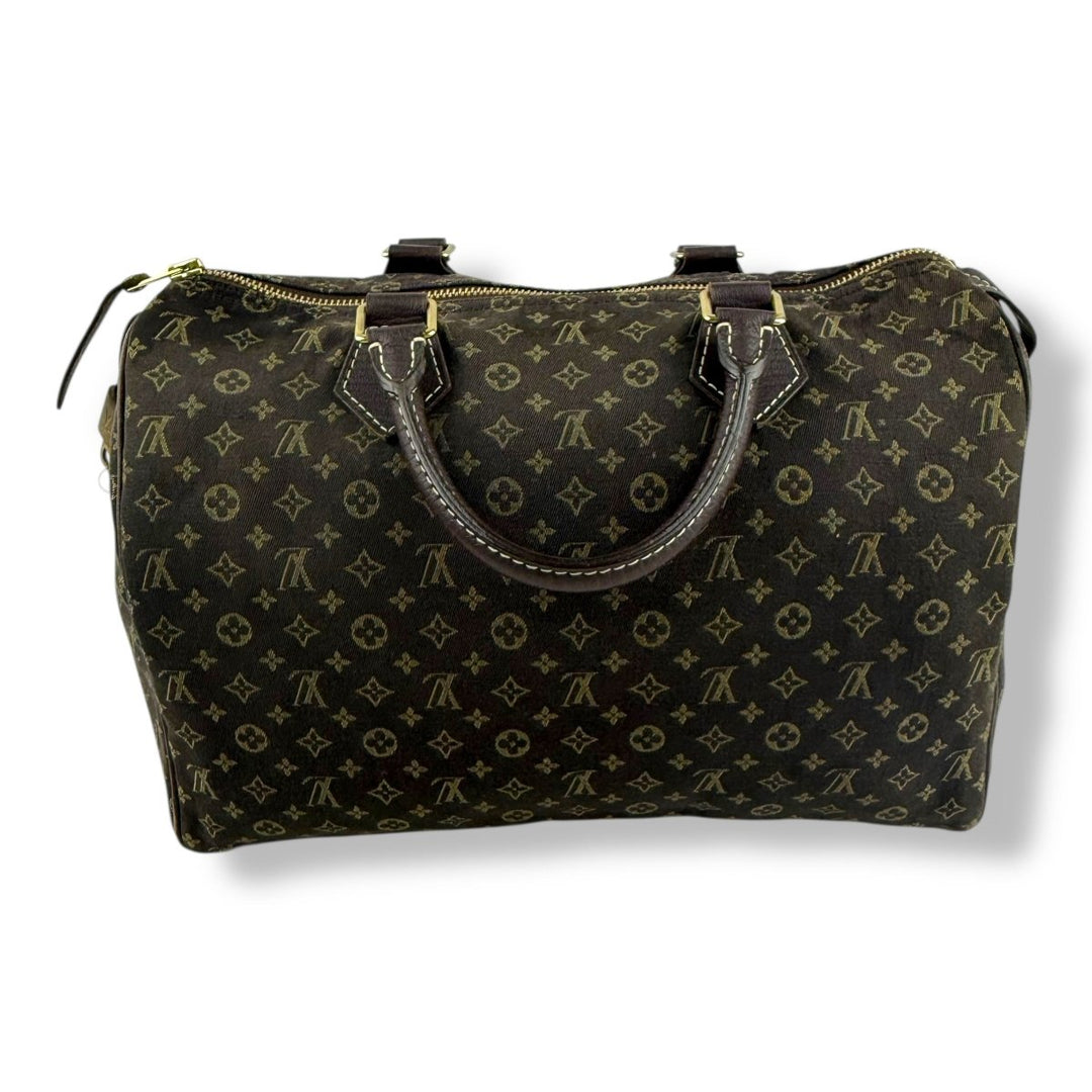 Louis Vuitton Sepia Monogram Mini Idylle Romance Speedy 30 Handbag - Lux Central