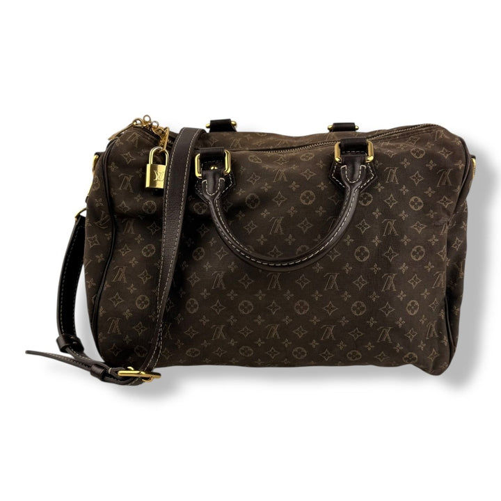 Louis Vuitton Sepia Monogram Mini Idylle Romance Speedy Bandouliere 30 Handbag - Lux Central