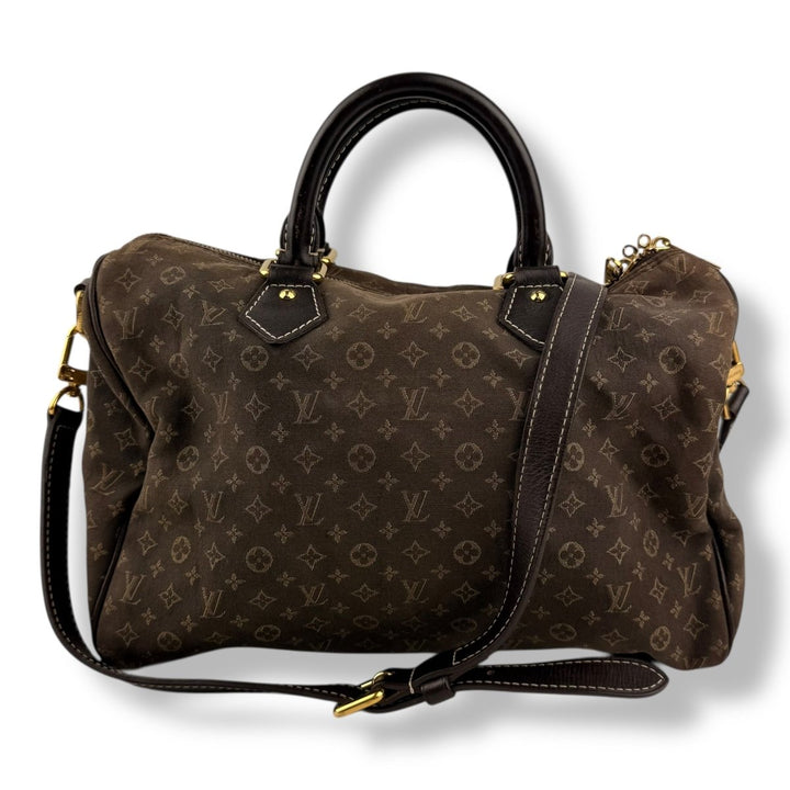 Louis Vuitton Sepia Monogram Mini Idylle Romance Speedy Bandouliere 30 Handbag - Lux Central