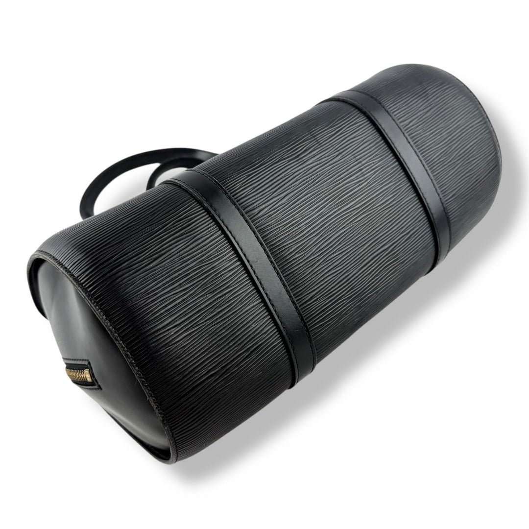 Louis Vuitton Soufflot Black Epi Leather Handbag - Lux Central