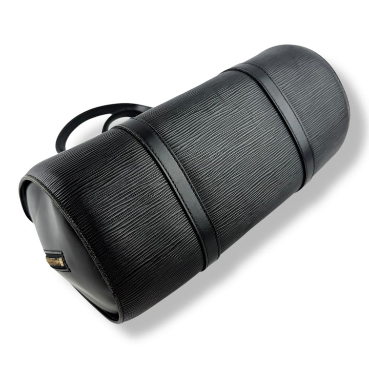 Louis Vuitton Soufflot Black Epi Leather Handbag - Lux Central