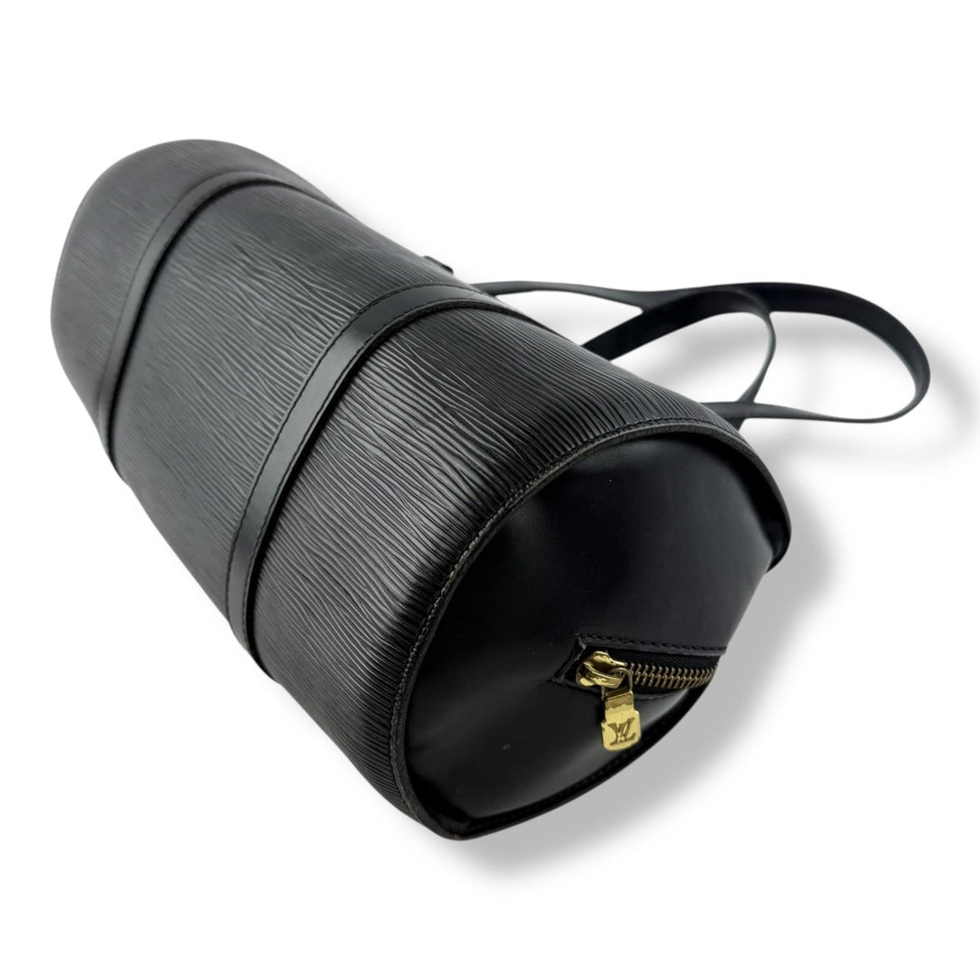 Louis Vuitton Soufflot Black Epi Leather Handbag - Lux Central