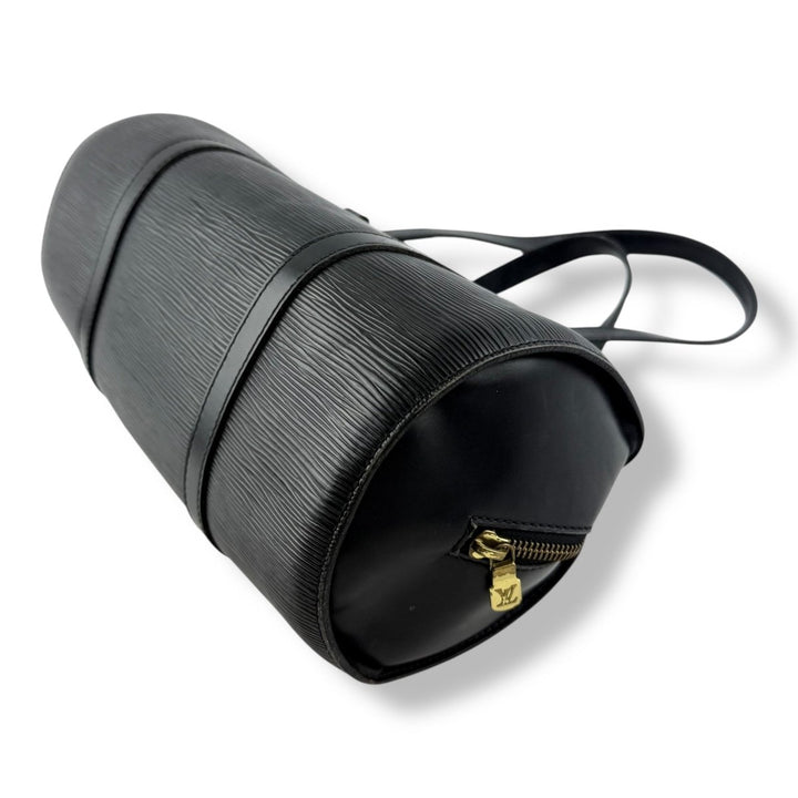 Louis Vuitton Soufflot Black Epi Leather Handbag - Lux Central
