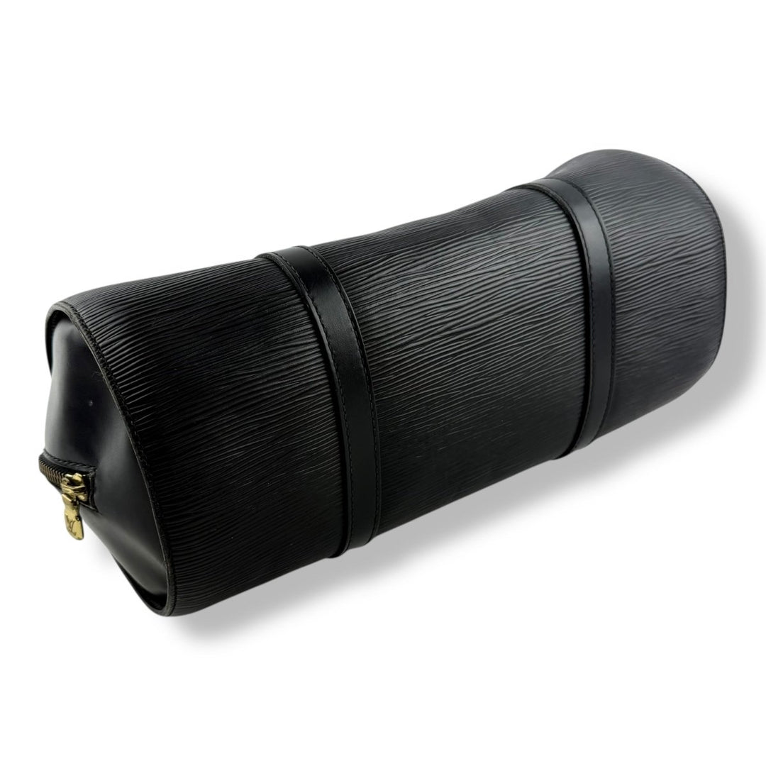 Louis Vuitton Soufflot Black Epi Leather Handbag - Lux Central