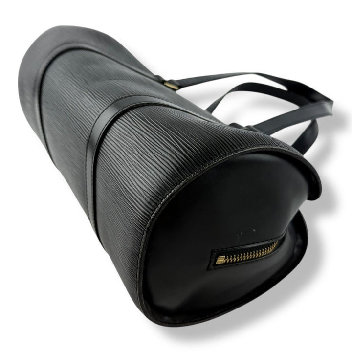 Louis Vuitton Soufflot Black Epi Leather Handbag - Lux Central