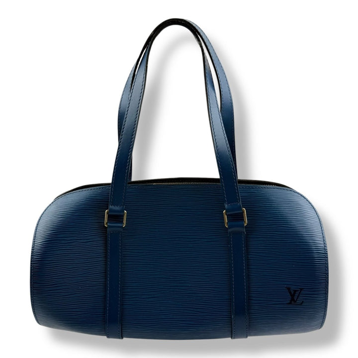 Louis Vuitton Soufflot Blue Epi Leather Handbag - Lux Central