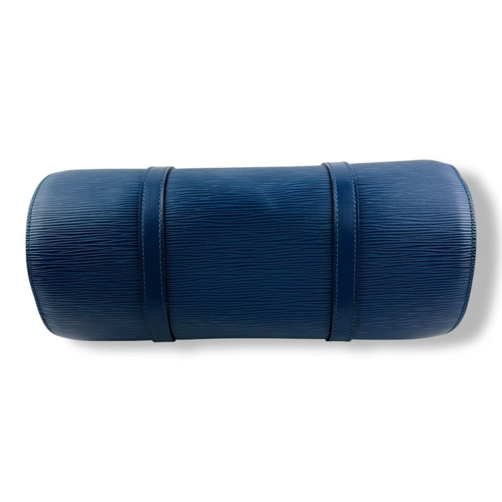 Louis Vuitton Soufflot Blue Epi Leather Handbag - Lux Central