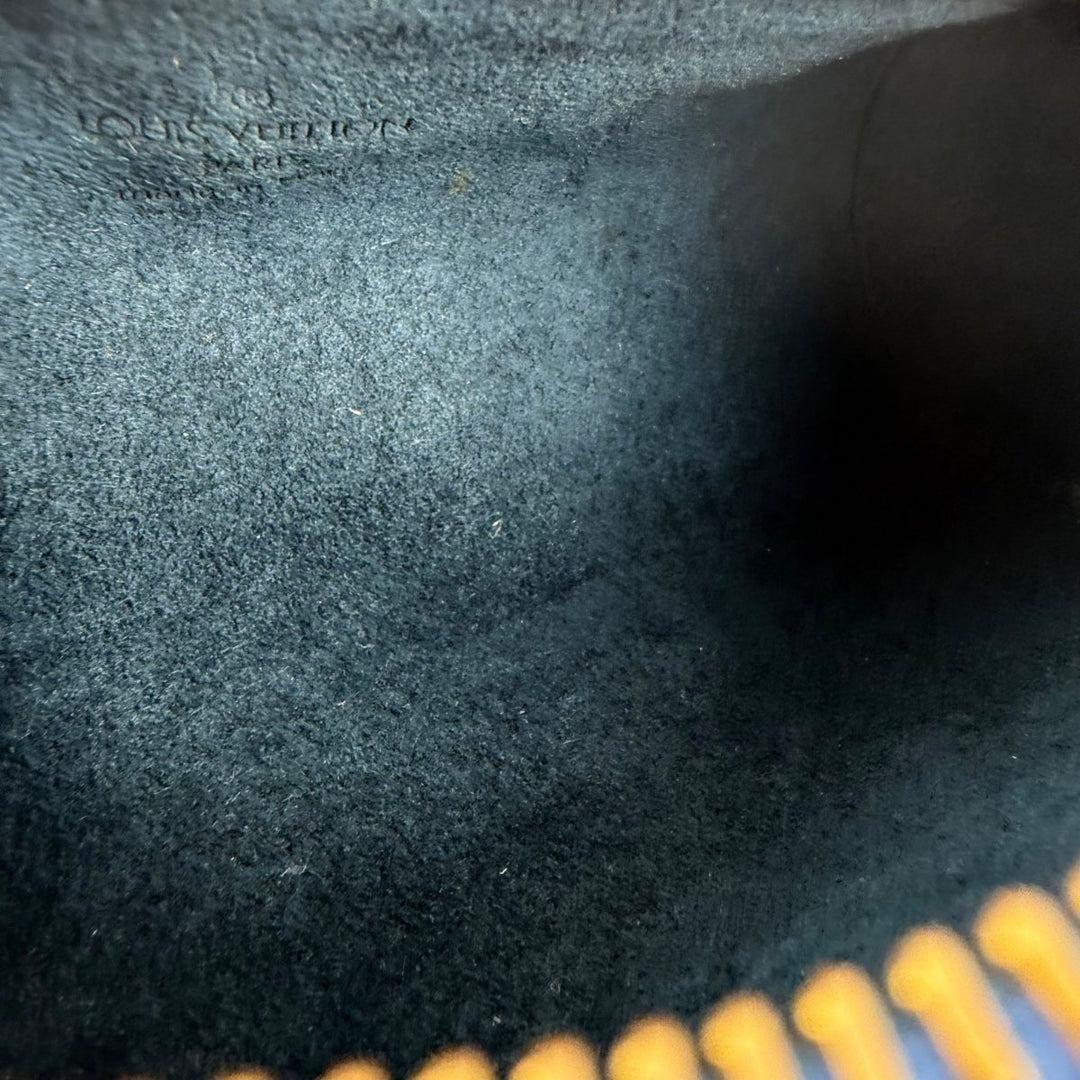 Louis Vuitton Soufflot Blue Epi Leather Mini Pochette Handbag - Lux Central