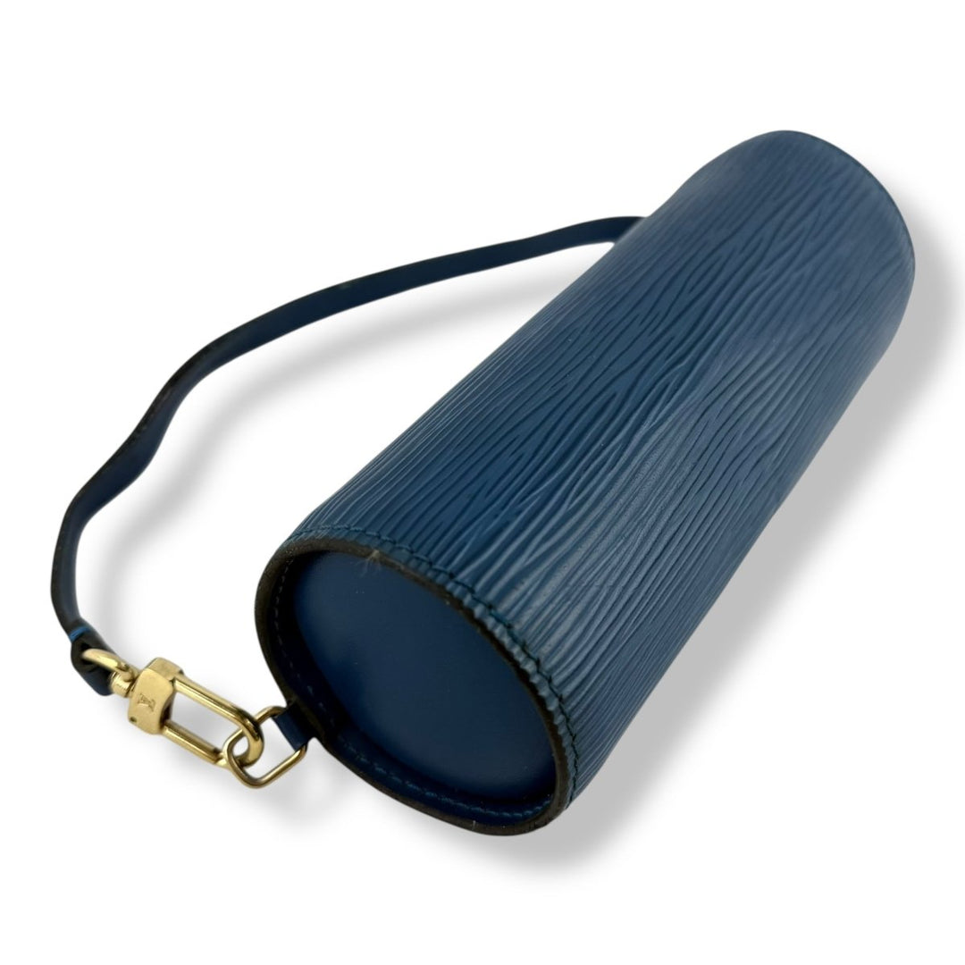 Louis Vuitton Soufflot Blue Epi Leather Mini Pochette Handbag - Lux Central