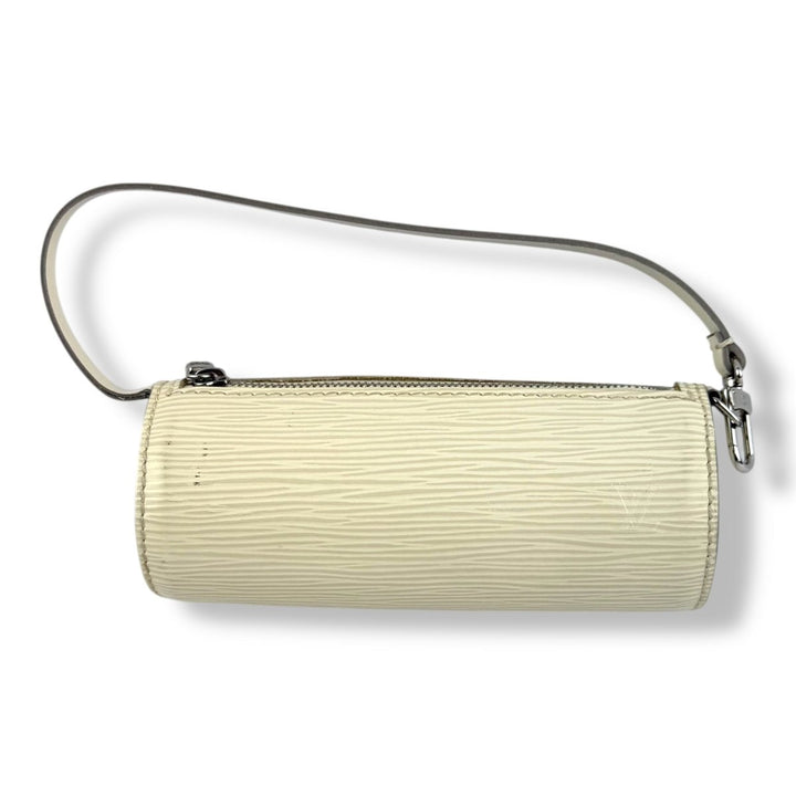 Louis Vuitton Soufflot White Epi Leather Mini Pochette Handbag - Lux Central