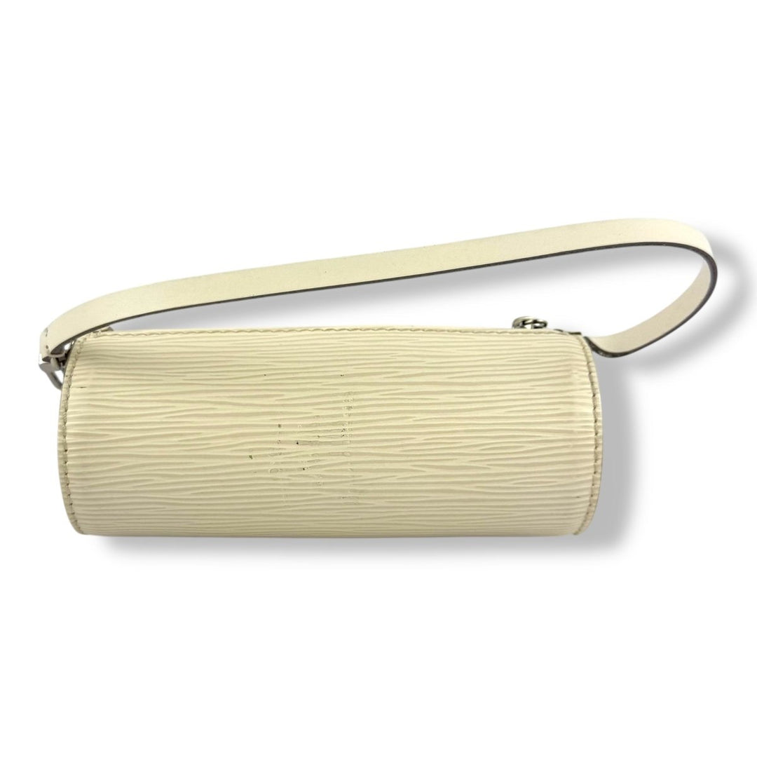 Louis Vuitton Soufflot White Epi Leather Mini Pochette Handbag - Lux Central