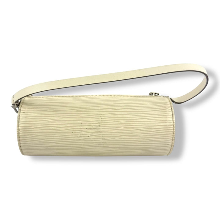 Louis Vuitton Soufflot White Epi Leather Mini Pochette Handbag - Lux Central