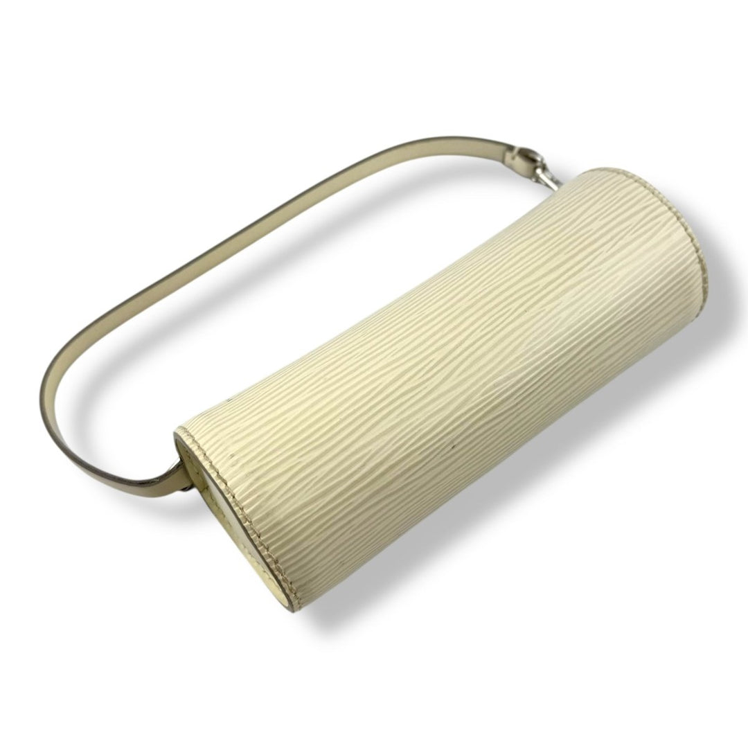 Louis Vuitton Soufflot White Epi Leather Mini Pochette Handbag - Lux Central