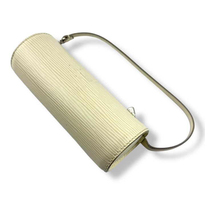 Louis Vuitton Soufflot White Epi Leather Mini Pochette Handbag - Lux Central