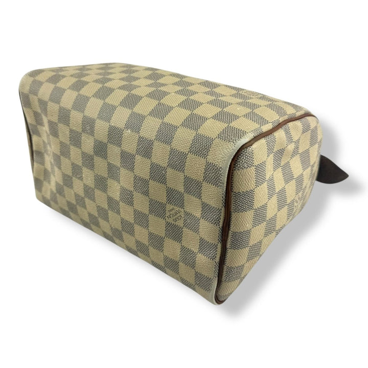 Louis Vuitton Speedy 25 Damier Azur Handbag - Lux Central