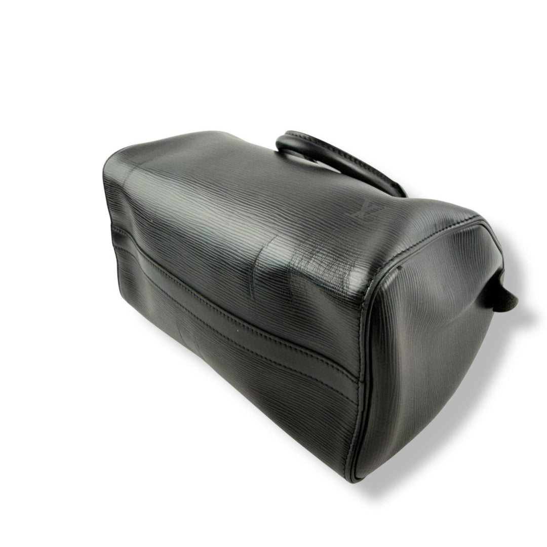 Louis Vuitton Speedy 25 Epi Leather Black Handbag - Lux Central