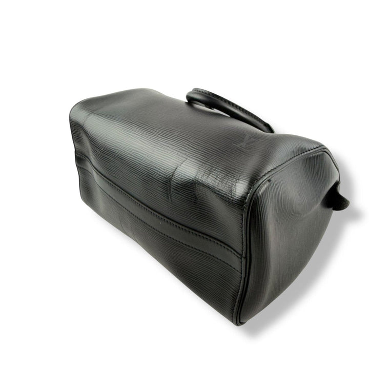 Louis Vuitton Speedy 25 Epi Leather Black Handbag - Lux Central