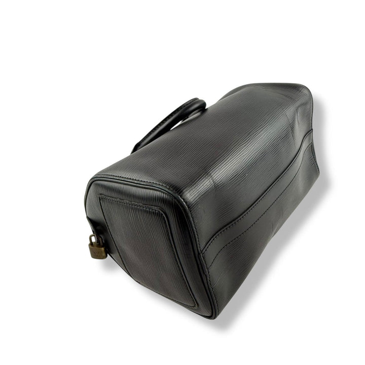 Louis Vuitton Speedy 25 Epi Leather Black Handbag - Lux Central