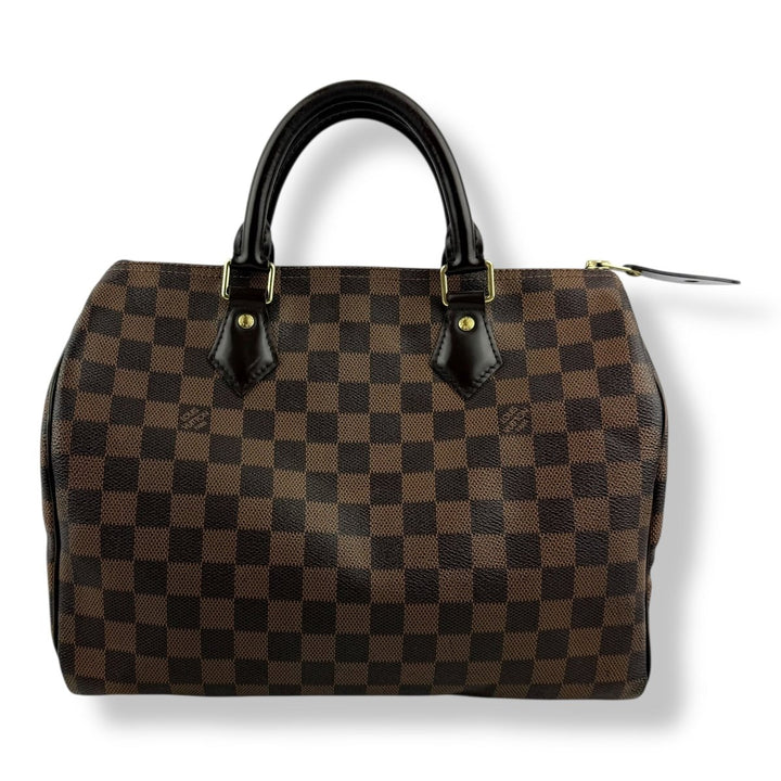 Louis Vuitton Speedy 30 Brown Damier Ebene Handbag - Lux Central