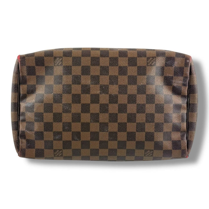 Louis Vuitton Speedy 30 Brown Damier Ebene Handbag - Lux Central