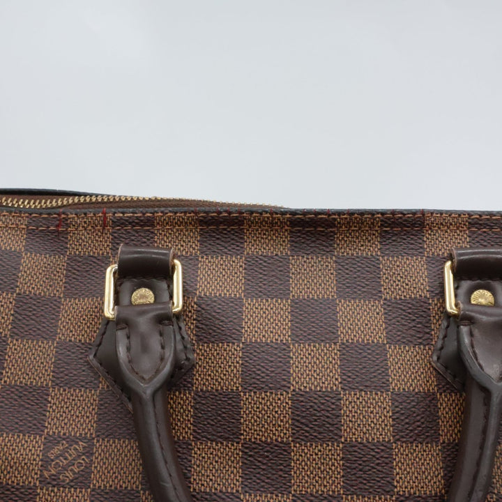 Louis Vuitton Speedy 30 Brown Damier Ebene Handbag - Lux Central