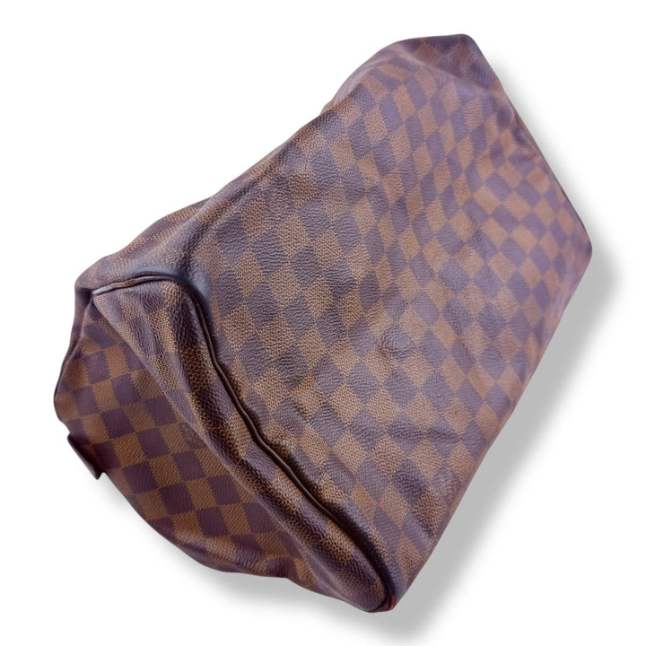 Louis Vuitton Speedy 30 Brown Damier Ebene Handbag - Lux Central