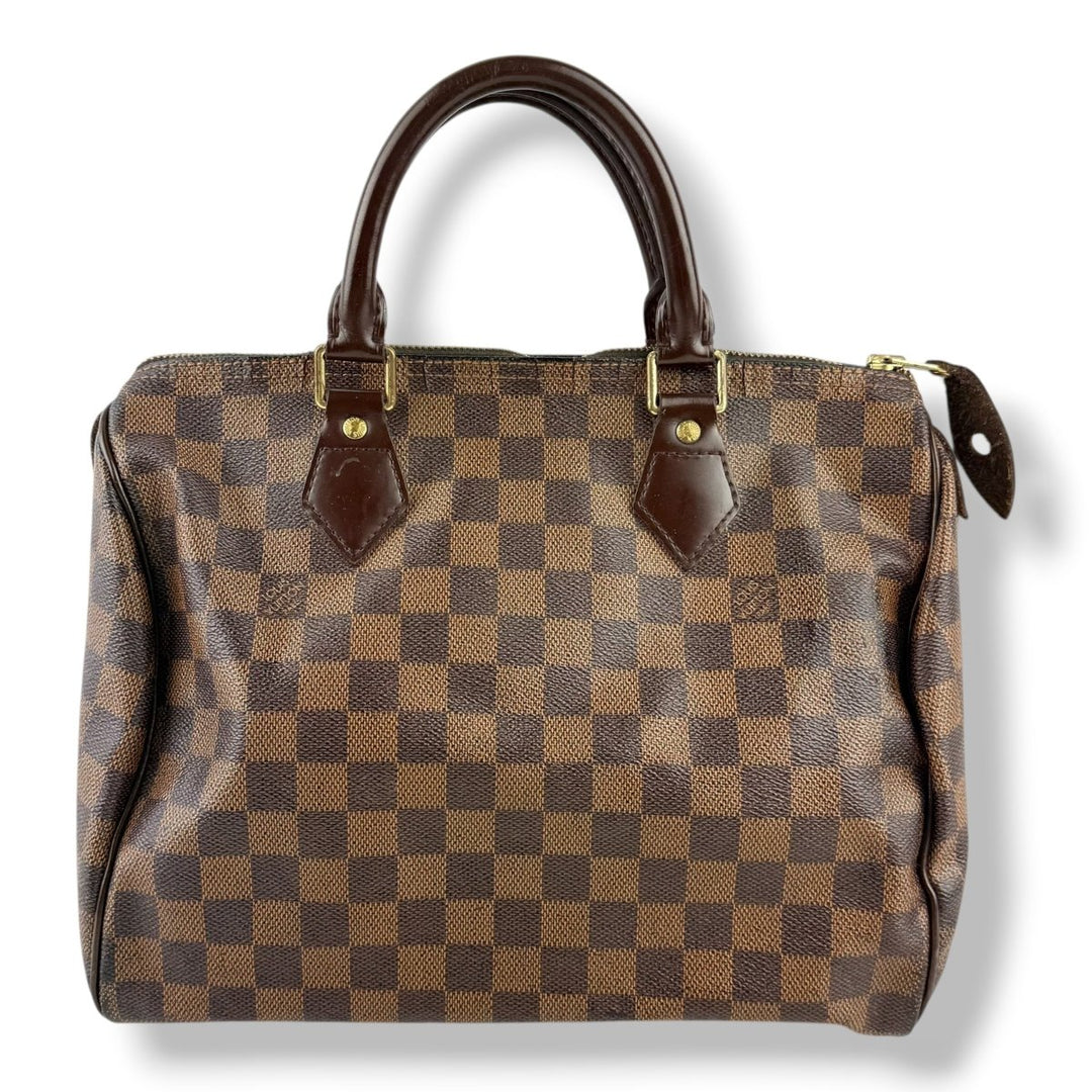 Louis Vuitton Speedy 30 Brown Damier Ebene Handbag - Lux Central
