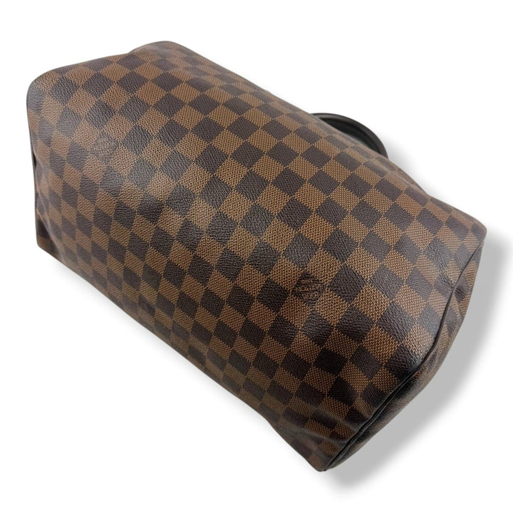 Louis Vuitton Speedy 30 Brown Damier Ebene Handbag - Lux Central