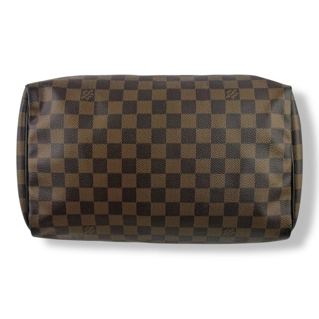 Louis Vuitton Speedy 30 Brown Damier Ebene Handbag - Lux Central